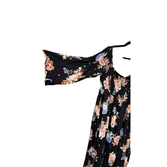 Torrid Floral off the shoulder Challis Smocked Womens Maxi Dress.Size 2 -18/20 - Picture 6 of 11